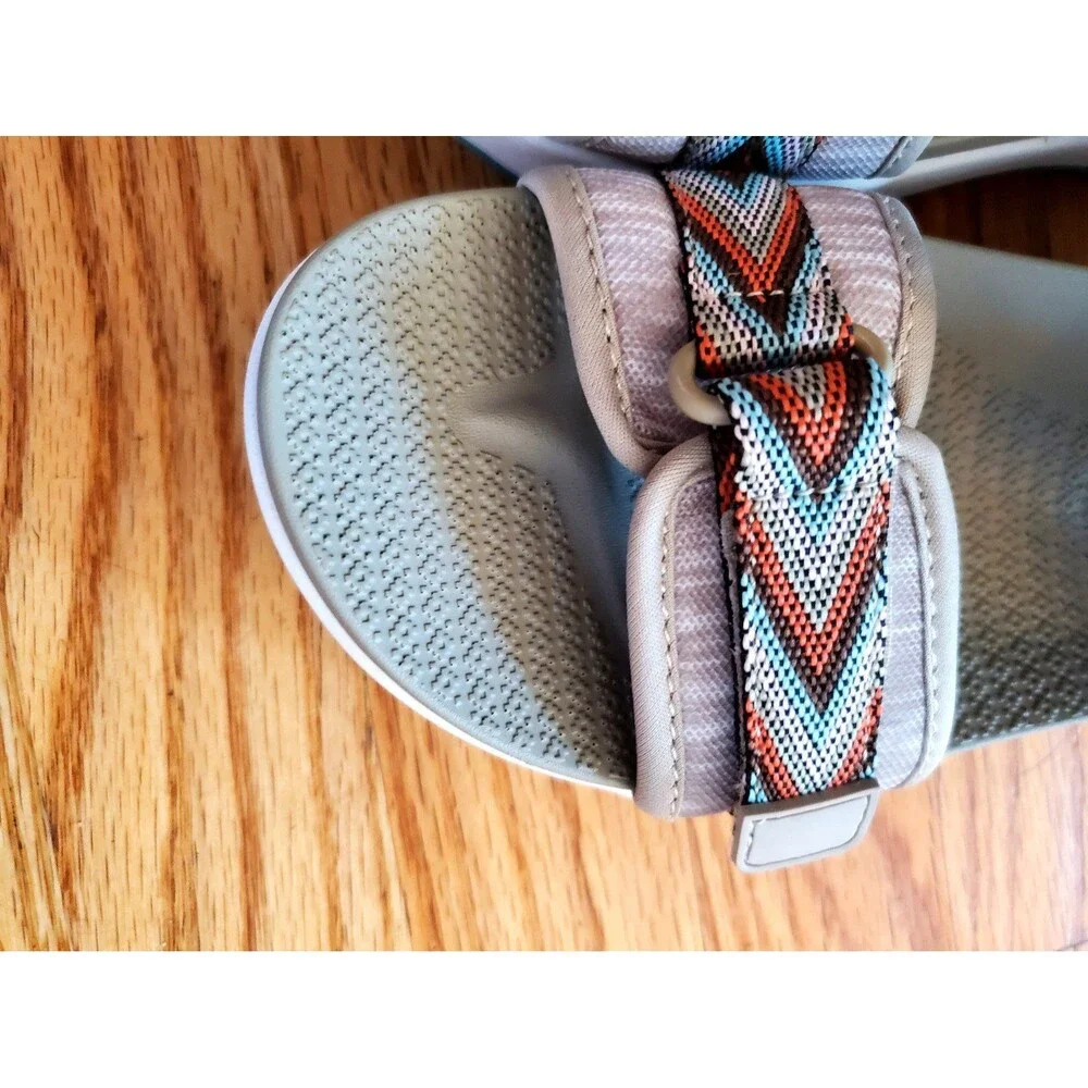Muk luks sandals Roller Style Hook and Loop Strappy Size 9 - Picture 4 of 10